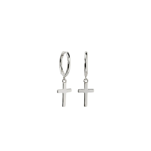 Aurea Cross Hoops