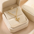Eternal Cross & Crown Necklace - Set of 3